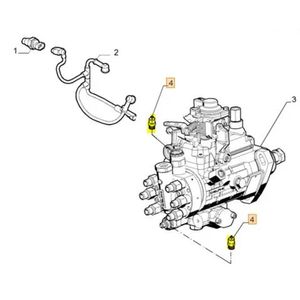 Solenoide da Bomba Injetora 24V - CASE 503776996