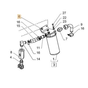 Suporte de Aço do Filtro de Óleo - CASE L106692